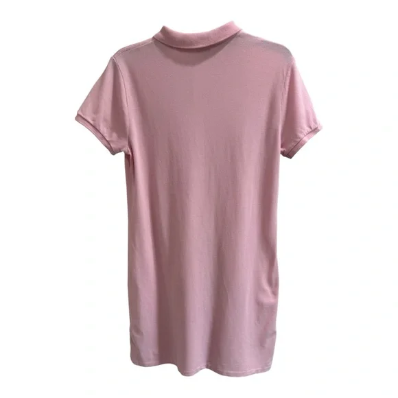 Polo Ralph Lauren Pink Mini Mesh Polo Dress. medium - Picture 4 of 9